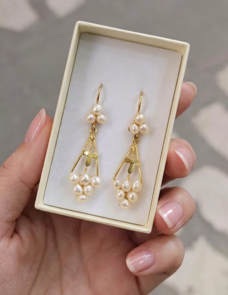  Boucles d'oreilles perlina 