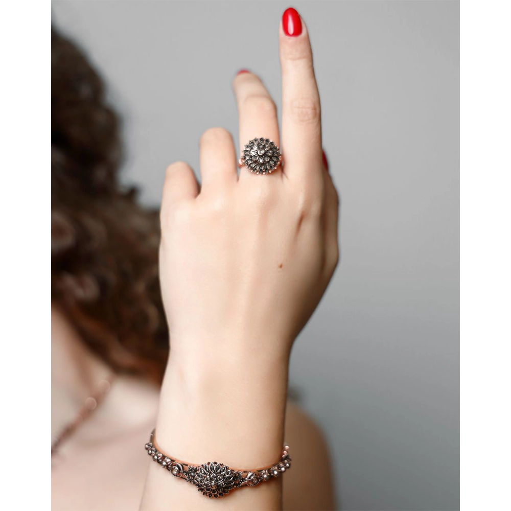  manchette et bague soleil 